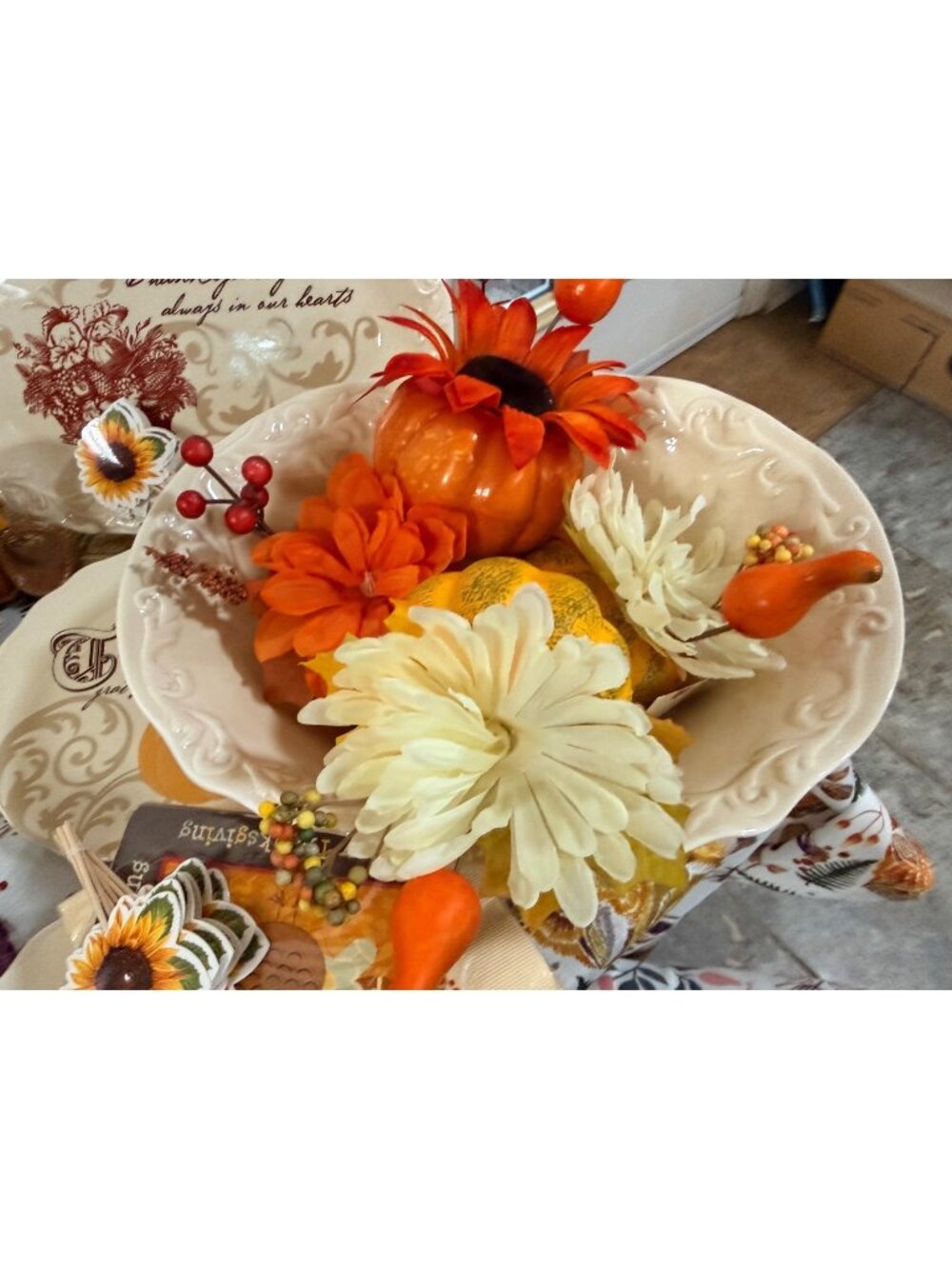 Pumpkin decorations Thanksgiving Fall Autumn